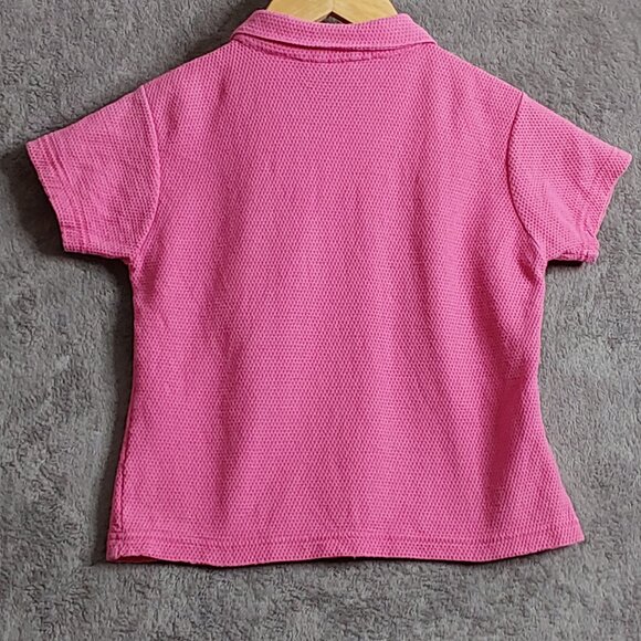 Vintage Disney Winnie the Pooh Button-Up Shirt – Pink Short Sleeve Kids Top - Picture 4 of 6